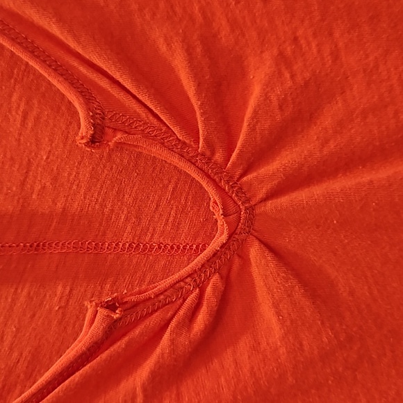 Eddie Bauer, Swing style,Bright Orange,Sz XXL, Scoop Neckline, Embroidered - Picture 5 of 15